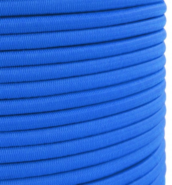 Expanderseil Gummiseil Gummileine Spanngummi Planenseil elastisch 10mm Blau - 80m