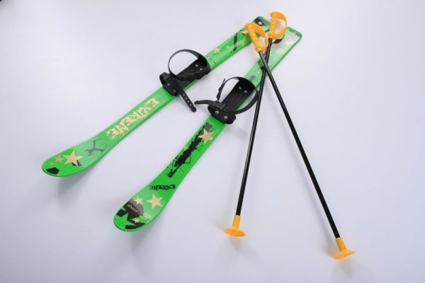 Kinderski Babyski Lernski 90cm Farbe Grün