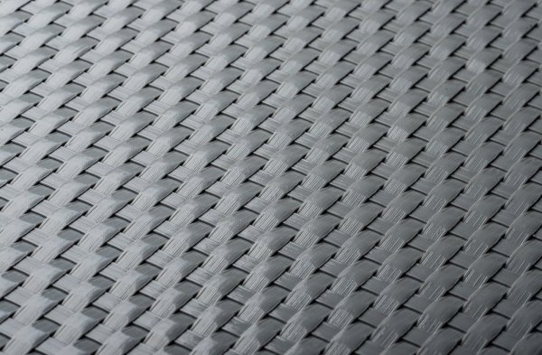 Sichtschutzmatte Balkonblende Balkonverkleidung Zaunblende Rattan - 100 cm Grau