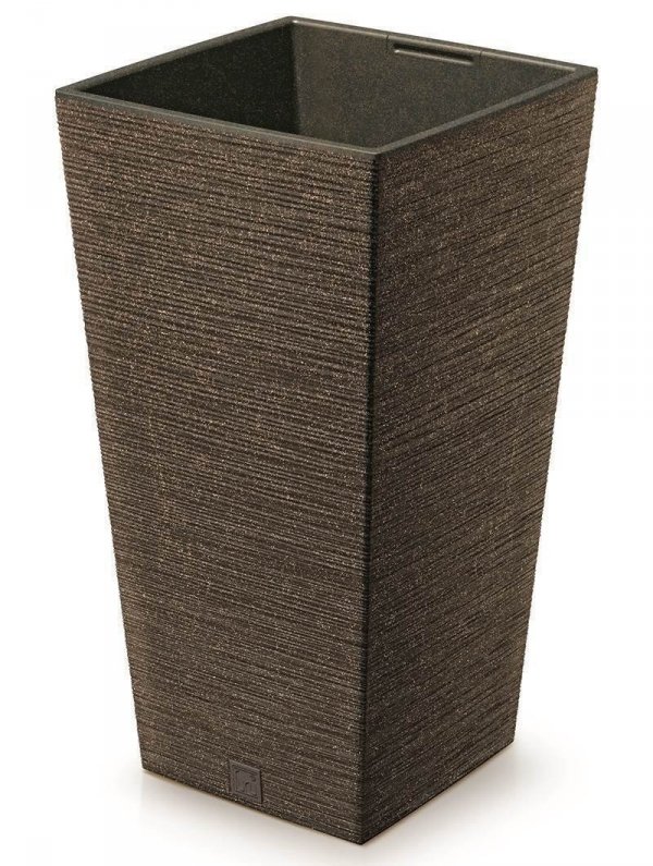 Blumentopf Blumenkübel ECO WOOD Pflanzentopf mit Einsatz Furu Eco 300 -  Braun
