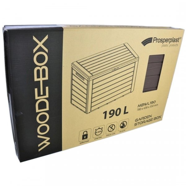 Gartenbox Auflagenbox Boardebox 190L Umbra
