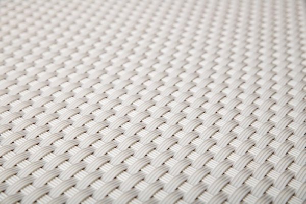 Sichtschutzmatte Balkonblende Balkonverkleidung Zaunblende Rattan - 90 cm Weiß