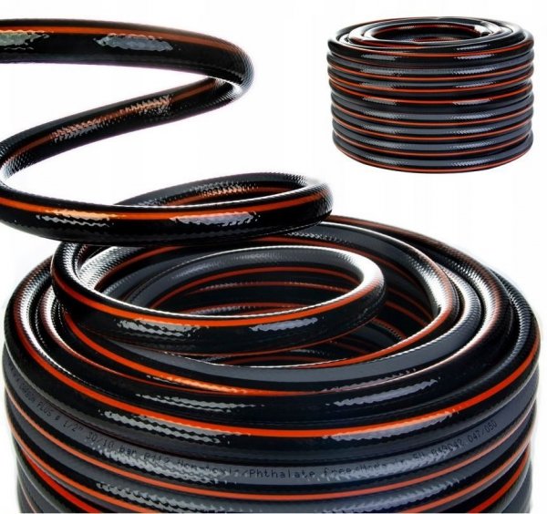 Gartenschlauch Wasserschlauch Carbon Plus 4 lagig  1&quot; - 20m schwarz