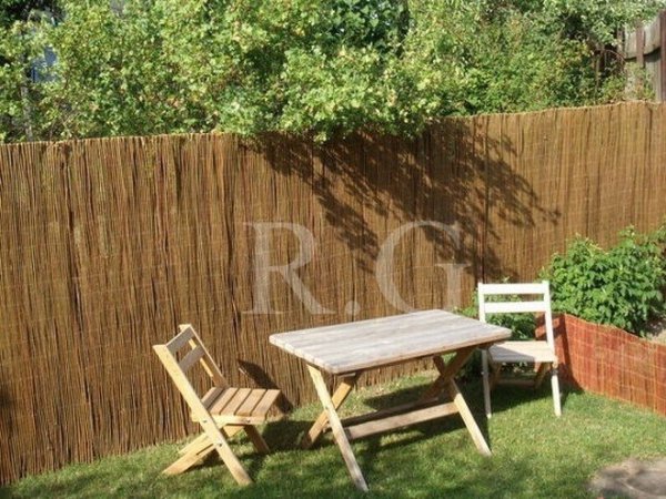 Weidenmatte Sichtschutz Rollzaun 170 cm x 500 cm