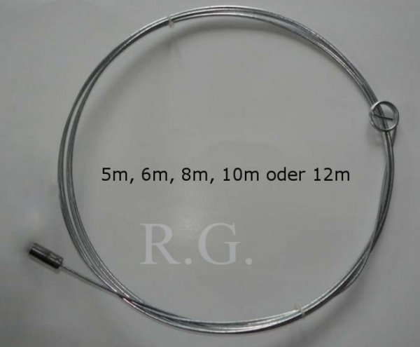  Reinigungsset - Kaminbesen 25cm + Schubstange 8m + Zuggewicht 2,5kg + Karabinerhaken