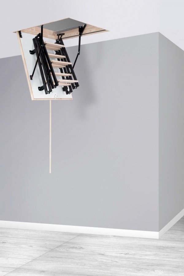 Bodentreppe Speichertreppe Dachbodentreppe U=1,22 W/m2K Termo Metall - 90 x 60
