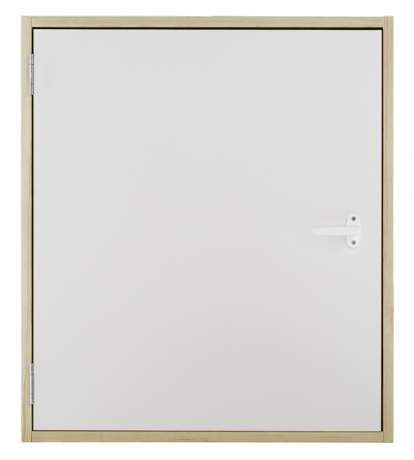 Kniestocktür Holz mit Wärmedämmung Abseitentür TERMO U=1,22 W/m2K - 70x70