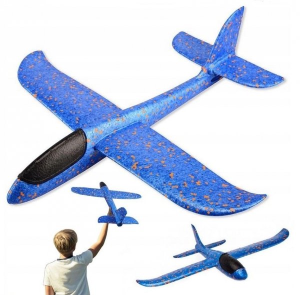 2x Styroporflugzeug Flugzeug Spielzeug Styroporflieger Segelflugzeug Wurfgleiter