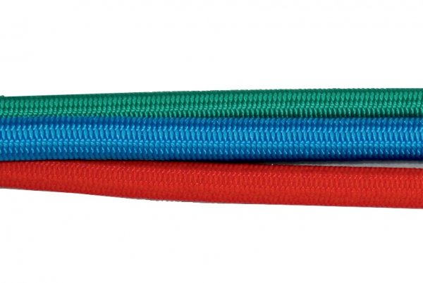 Expanderseil Gummiseil Gummileine Spanngummi Planenseil elastisch 12mm Weiß - 20m
