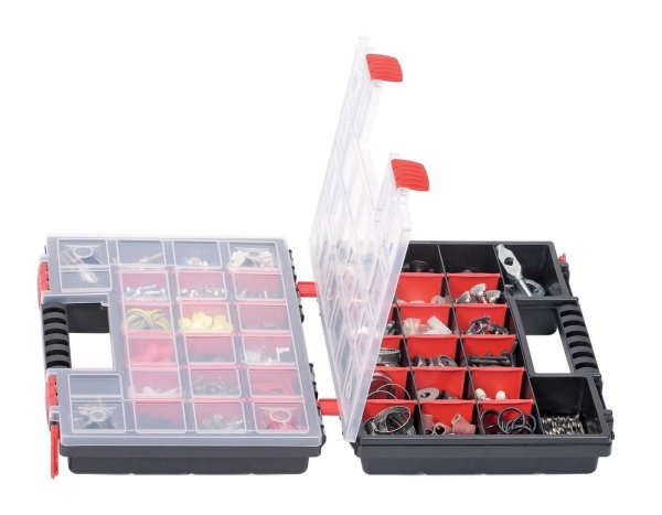 Sortimentskasten Werkzeugkiste Organizer DUO Sortierbox Kleinteilemagazin - NORS DUO 35 