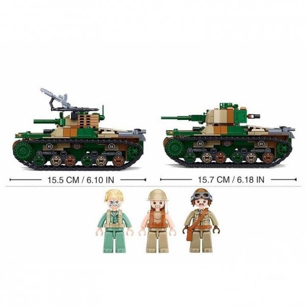 Klemmbausteine Spielbausteine Militär Army - Tank Mittelschwerer Panzer T97 G192943 