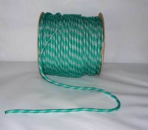 Polypropylen Seil PP schwimmfähig Polypropylenseil -  grün-weiß,  12mm, 20m