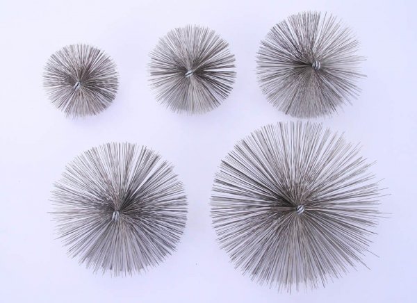 Schornsteinbesen Kaminbesen aus Stahl 15cm