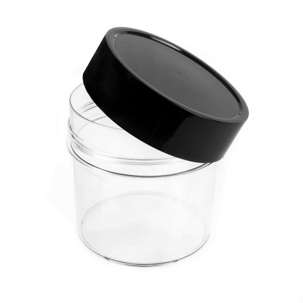 Lebensmittelbehälter Vorratsdosen Zuckerbehälter Streudose 3er Set 1,2L+1,8L+2,4L Schwarz