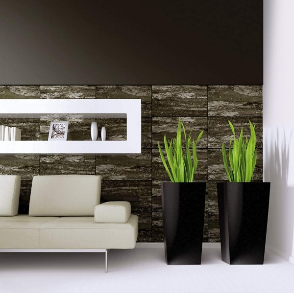 Blumentopf Blumenkübel Pflanztopf Pflanzkübel Einsatz -  Furu Square 38cm Anthrazit