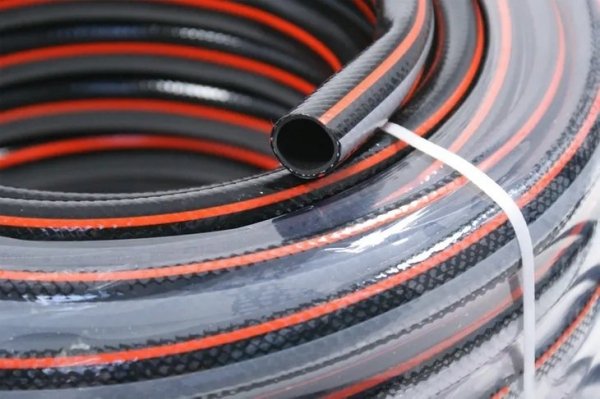 Gartenschlauch Wasserschlauch Carbon Plus 4 lagig  1&quot; - 20m schwarz