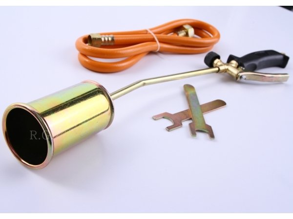 Gasbrenner Brenner Unkrautvernichter Dachbrenner + Adapter