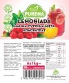 Lemoniada malina-cytryna-mięta koncentrat 1kg na 6l
