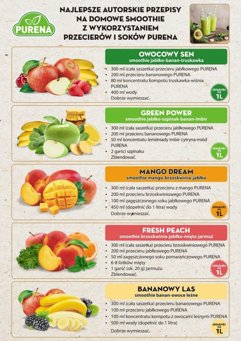 Pulpa puree przecier 100% z jabłek 1kg
