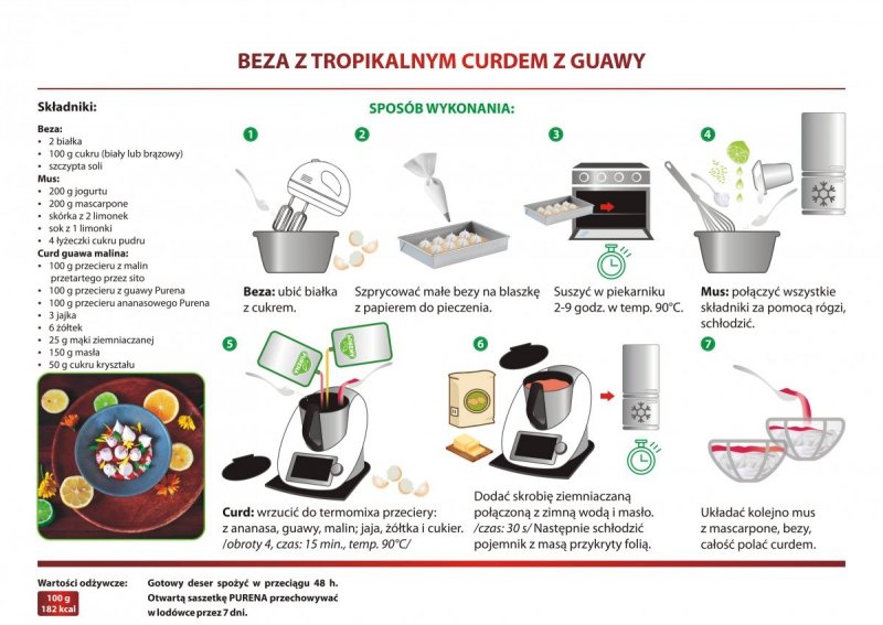 Przecier mus owocowy 100% z guawy 250g x 10sztuk