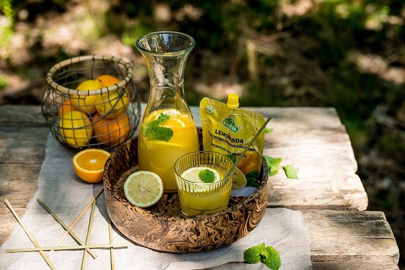 Lemoniada cytryna-pomarańcza koncentrat 340g na 2l