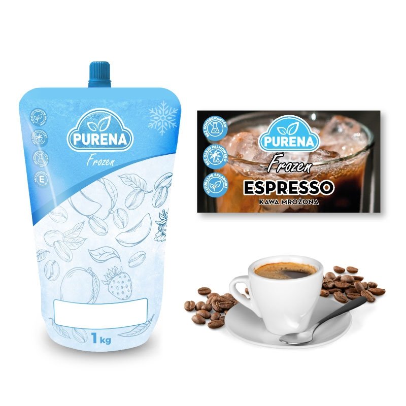 Baza do kawy mrożonej FROZEN COFFEE oraz lodów ESPRESSO PURENA box 6x1kg