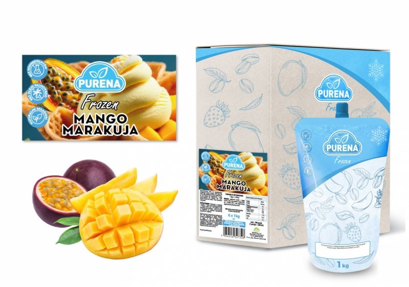 Sorbet, granita, lody włoskie - baza MANGO-MARAKUJA 1kg
