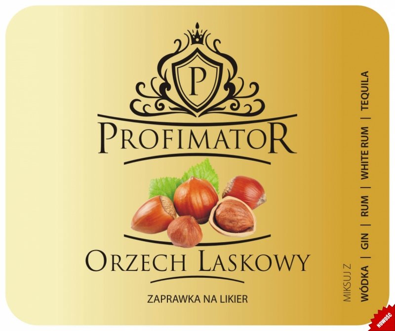 Bezalkoholowy koncentrat do przygotowywania napojów alkoholowych ORZECH LASKOWY 300ml