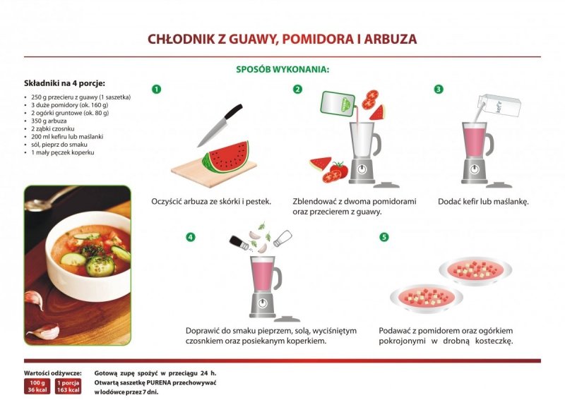 Przecier mus owocowy 100% bez cukru z guawy 300g x 10sztuk