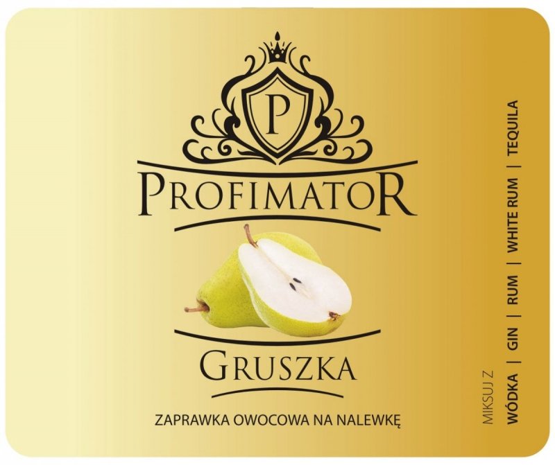 Bezalkoholowy koncentrat do przygotowywania napojów alkoholowych GRUSZKA 300ml