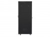 Lanberg Szafa instalacyjna rack stojąca 19 cali 37U 800x1000 czarna drzwi perforowane LCD ( Flat pack)