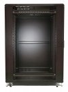Extralink Szafa rack 27U 600x800mm czarna stojąca