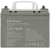 Qoltec Akumulator AGM | 12V | 36Ah | max. 540A