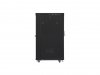 Lanberg Szafa stojąca 19 cali 22U 800x1000 drzwi perforowane LCD (flat pack) V2 czarna