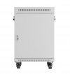 Lanberg Szafa stojąca rack 19'' 15U 600X600 szara LCD flack pack