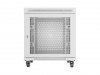 Lanberg Szafa instalacyjna rack stojąca 19 cali 15U 800x1000 drzwi perforowane LCD szara (Flat pack)