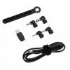 Targus Zestaw akcesoriów Legacy Power 90 W (kabel DC do końcówki + 5 końcówek + drążek do przechowywania) - 1,8 m