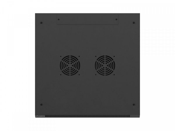 Lanberg Szafa instalacyjna rack wisząca 19 cali 6U 600x600 czarna drzwi perforowane (flat pack)