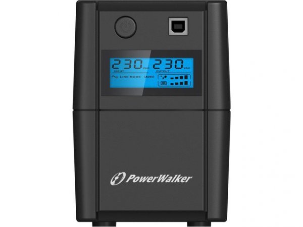 PowerWalker UPS LINE-INTERACTIVE 650VA 2X 230V PL OUT, RJ11     IN/OUT, USB, LCD