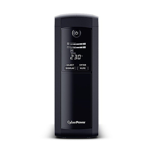 CyberPower Zasilacz awaryjny VP1200ELCD-FR 1200VA / 720W / 5xFR / AVR / LCD / RJ45