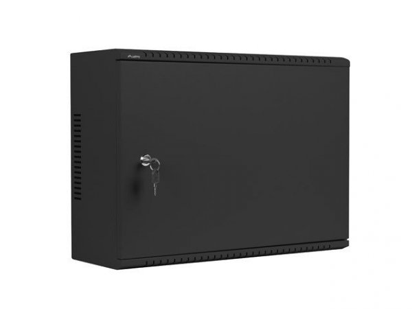Lanberg Szafa instalacyjna rack wisząca 19 cali 6U+3U 540x200 niskoprofilowa czarna ( złożona)