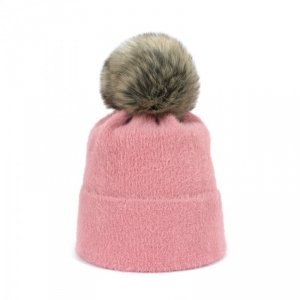Czapka Soft Fluff Różowa