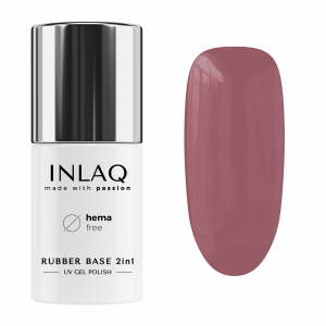 INLAQ Rubber Base Baza Kauczukowa 2 w 1 Cover Blush