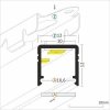 PROFIL LED SMART10 AC2/Z 1M