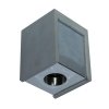 Oprawa V-TAC GIPS BETON GU10 Natynkowy Kwadrat Szary/Chrom VT-860-CHM 5 Lat Gwarancji