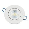 Oczko V-TAC Aluminiowe Odlew 1xGU10 Okrągłe Białe VT-782RD-WH
