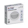 Oprawa Schodowa 2W LED V-TAC Biała Okrągła 230V IP65 VT-1142 4000K 80lm