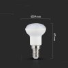 Żarówka LED V-TAC SAMSUNG CHIP 2,9W E14 R39 VT-239 6500K 250lm 5 Lat Gwarancji