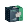 Kinkiet Ogrodowy Ścienny Solarny V-TAC 1W LED Biały IP54 VT-1138 3000K 70lm 3 Lata Gwarancji