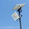 Projektor LED Solarny V-TAC 40W Biały IP65, Pilot, Timer VT-200W 6400K 3100lm